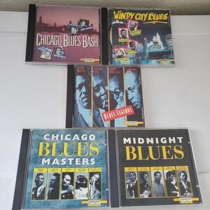 Laserlight Chicago Blues CD Lot of 5 Windy City Masters Legends Junior Wells CD